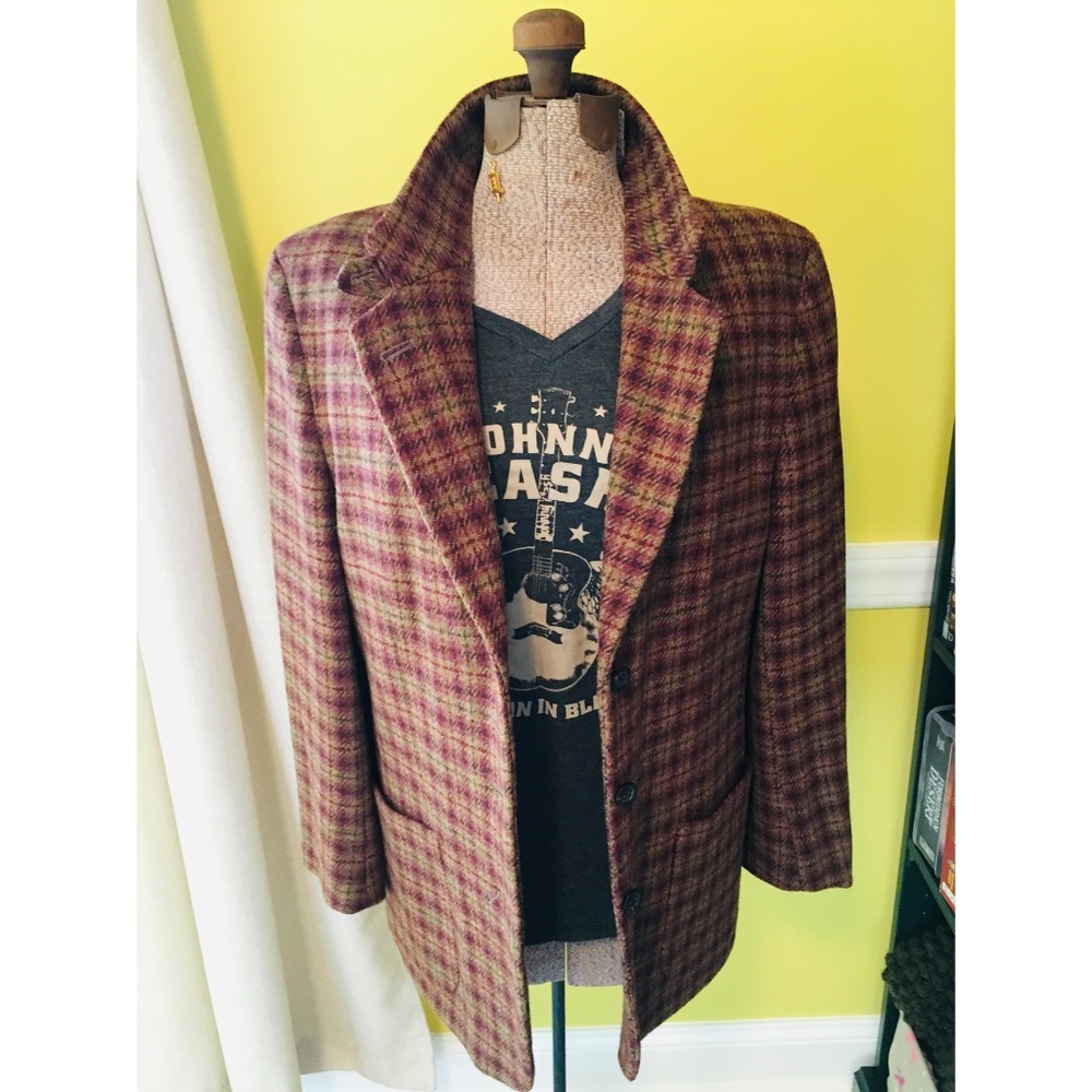 L.L. Bean 100% pure wool quilted jacket, sz 12R